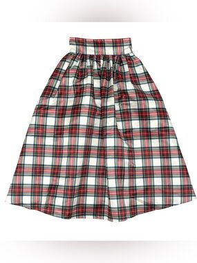 Henry Duvall Classic AUDREY Skirt in TOWNSEND TARTAN A-Line Midi Skirt, Sz Large